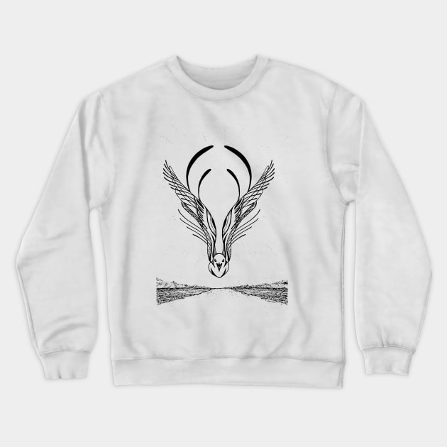 Seagull Crewneck Sweatshirt by Gudaiurii